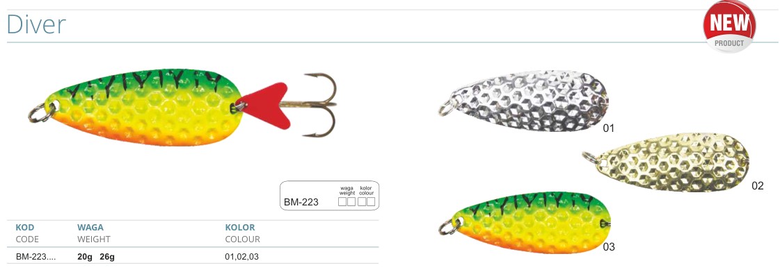 ŽLICA DIVER LJUSKA 20G C01 MISTRALL SREBRNA